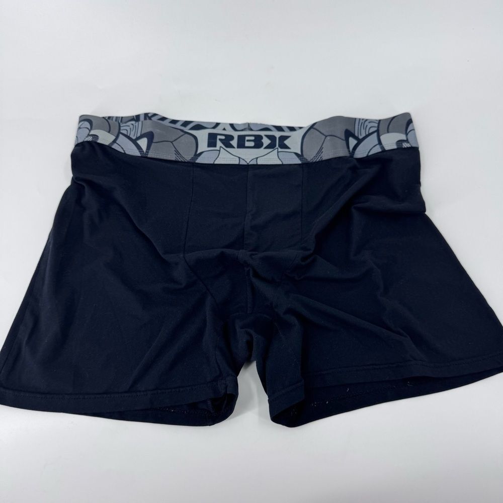 RBX Black and Gray Boxer Briefs Athletic Fit